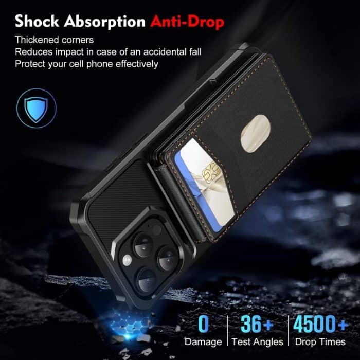 2-in-1 Magnetic Wallet MagSafe Leather Back Phone Case, For iPhone 15 Pro Max, For iPhone 15 Pro, For iPhone 15 Plus, For iPhone 15 – Bild 7