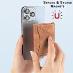 Prismatic Leather Horizontal Magnetic Wallet Card Bag Case – Bild 3