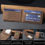 Prismatic Leather Vertical Magnetic Wallet Card Bag Case – Bild 5