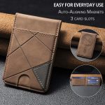 Prismatic Leather Vertical Magnetic Wallet Card Bag Case – Bild 6