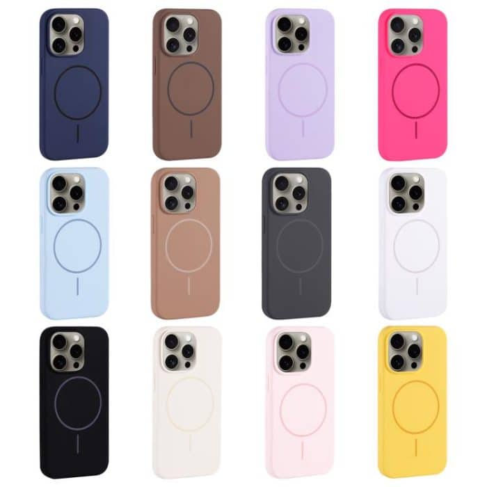 Large Hole Camera MagSafe Liquid Silicone Full Coverage Phone Case, For iPhone 11 Pro Max, For iPhone 11 – Bild 2