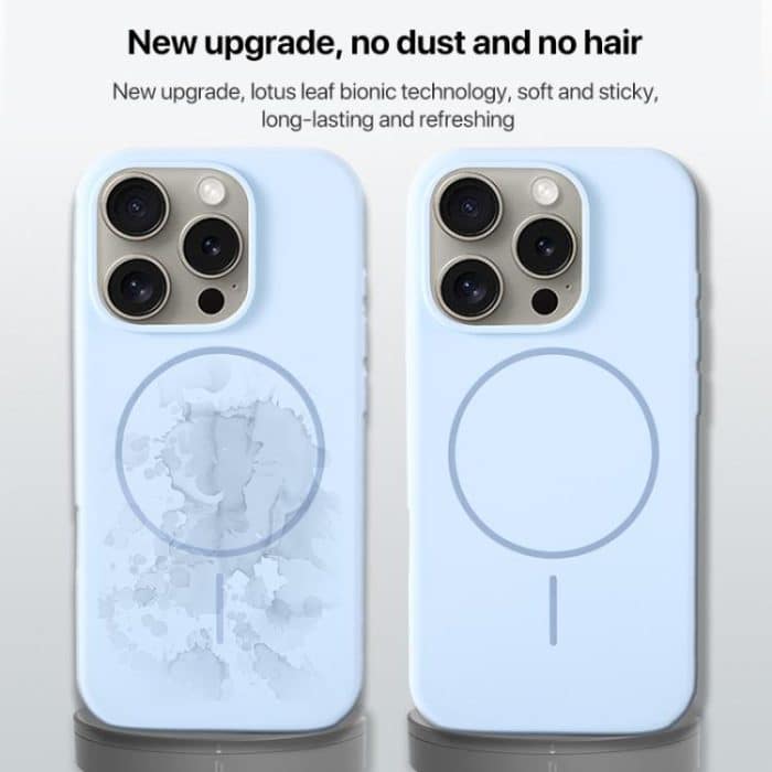 Large Hole Camera MagSafe Liquid Silicone Full Coverage Phone Case, For iPhone 14 Plus, For iPhone 14 – Bild 7