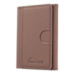 Solid Color Leather Horizontal Magnetic Wallet Card Bag Case – Bild 2