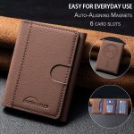 Solid Color Leather Horizontal Magnetic Wallet Card Bag Case – Bild 6