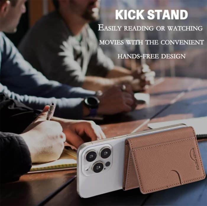 Solid Color Leather Horizontal Magnetic Wallet Card Bag Case – Bild 7