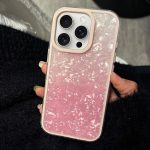 PC Lens Ring Gradient Shell Texture 3 in 1 Phone Case, For iPhone 15 Pro Max, For iPhone 15 Pro, For iPhone 15 Plus, For iPhone 15