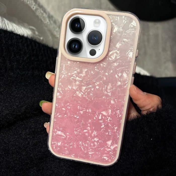 PC Lens Ring Gradient Shell Texture 3 in 1 Phone Case, For iPhone 12 Pro Max, For iPhone 12 Pro, For iPhone 11 Pro Max, For iPhone 11 – Bild 1