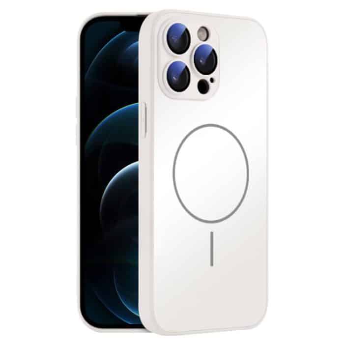 Thin Circle MagSafe Skin-feel AG Glass Phone Case, For iPhone 12 Pro Max, For iPhone 12 Pro, For iPhone 11 Pro Max – Bild 1