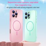 Thin Circle MagSafe Skin-feel AG Glass Phone Case, For iPhone 15 Plus, For iPhone 15, For iPhone 14 – Bild 2