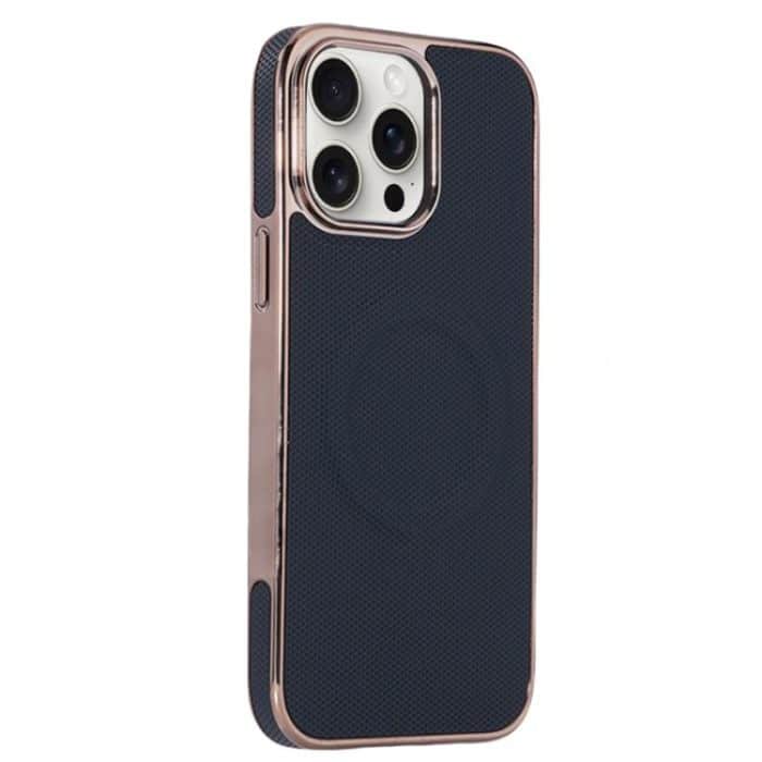 Electroplating Soft Side Sticker Leather MagSafe Phone Case, For iPhone 14 Pro Max, For iPhone 13 Pro Max, For iPhone 13 Pro, For iPhone 13 – Bild 1