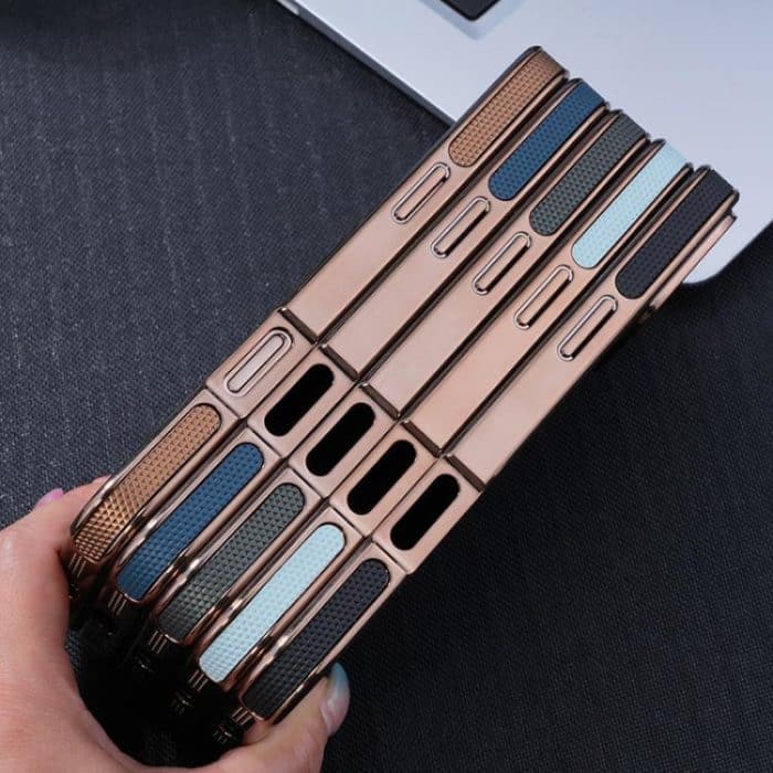 Electroplating Soft Side Sticker Leather MagSafe Phone Case, For iPhone 14 Pro Max, For iPhone 13 Pro Max, For iPhone 13 Pro, For iPhone 13 – Bild 4