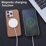 Electroplating Soft Side Sticker Leather MagSafe Phone Case, For iPhone 15, For iPhone 14 Plus, For iPhone 14, For iPhone 14 Pro – Bild 7