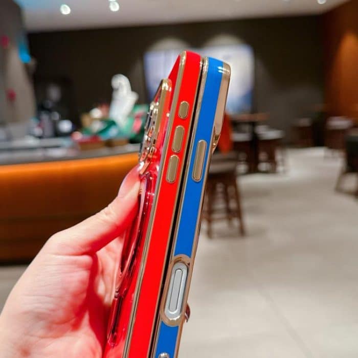 Charm Eye Electroplating Metal Holder Phone Case, For iPhone 14, For iPhone 14 Pro, For iPhone 14 Pro Max – Bild 4