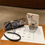 Charm Eye Electroplating Metal Holder Phone Case with Lanyard, For iPhone 16, For iPhone 15 Pro Max, For iPhone 15 Pro – Bild 6