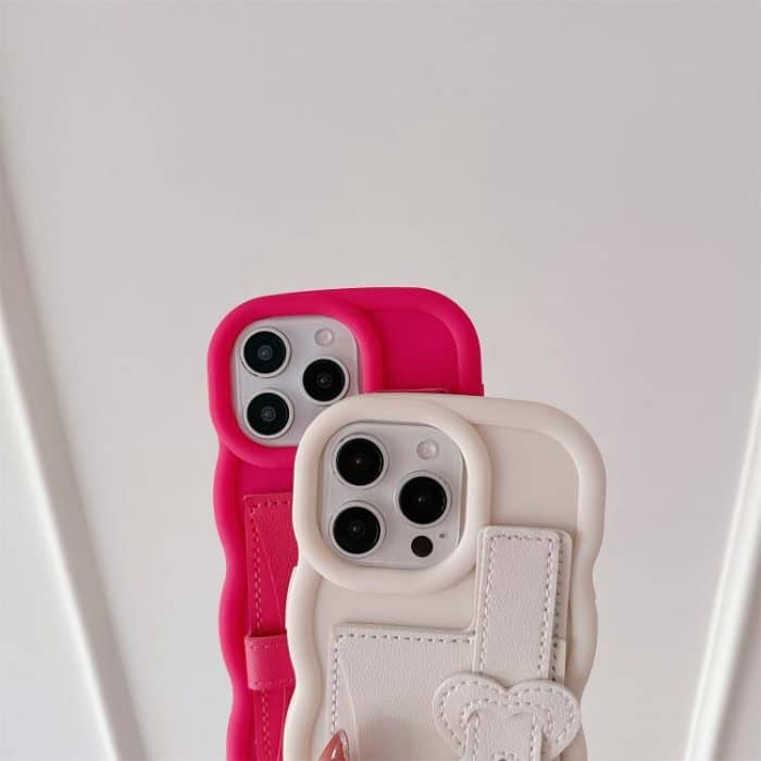 Wristband Leather Love Holder Card Bag Phone Case, For iPhone 12 Pro Max, For iPhone 12 Pro, For iPhone 11 Pro Max, For iPhone 11, For iPhone 11 Pro – Bild 3