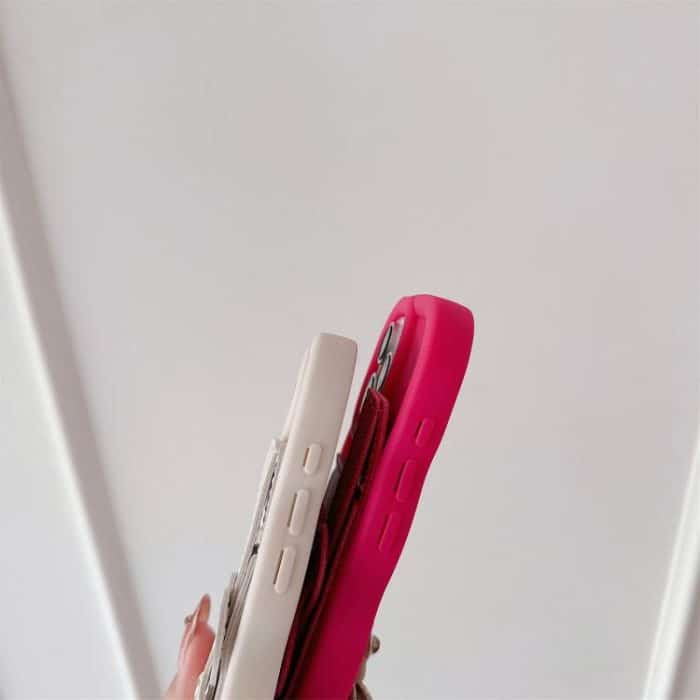 Wristband Leather Love Holder Card Bag Phone Case, For iPhone 12 Pro Max, For iPhone 12 Pro, For iPhone 11 Pro Max, For iPhone 11, For iPhone 11 Pro – Bild 4