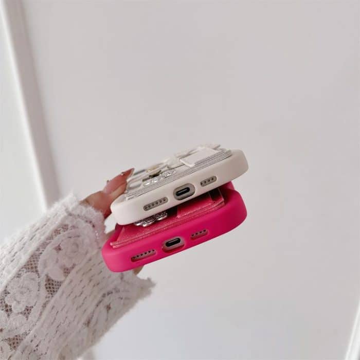 Wristband Leather Love Holder Card Bag Phone Case, For iPhone 12 Pro Max, For iPhone 12 Pro, For iPhone 11 Pro Max, For iPhone 11, For iPhone 11 Pro – Bild 5