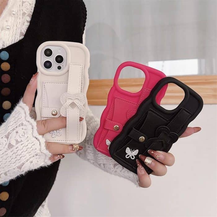 Wristband Leather Love Holder Card Bag Phone Case, For iPhone 12 Pro Max, For iPhone 12 Pro, For iPhone 11 Pro Max, For iPhone 11, For iPhone 11 Pro – Bild 7