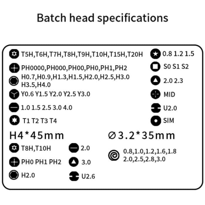 Jiafa 76 in 1 Professionelles Präzisions-Elektroschraubendreher-Set mit langer Lebensdauer – Bild 12