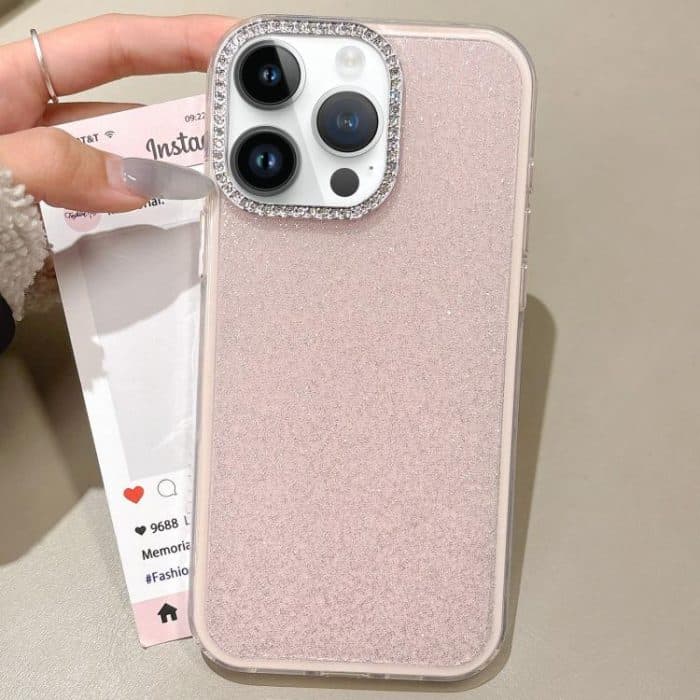 Rhinestone-Embedded Camera Frame Glitter Full Coverage Phone Case, For iPhone 13 Pro Max, For iPhone 13 Pro, For iPhone 13 – Bild 1