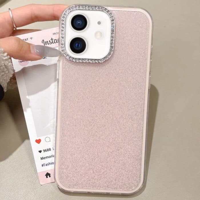 Rhinestone-Embedded Camera Frame Glitter Full Coverage Phone Case, For iPhone 12, For iPhone 12 Pro Max, For iPhone 12 Pro – Bild 1