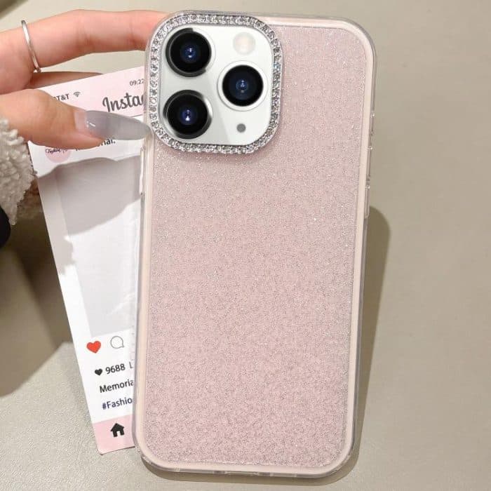 Rhinestone-Embedded Camera Frame Glitter Full Coverage Phone Case, For iPhone 11 Pro Max, For iPhone 11 – Bild 1