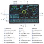 SX91 Multi-function Professional Mixer Mobile Phone Computer Live Streaming Sound Card, SX91 – Bild 7