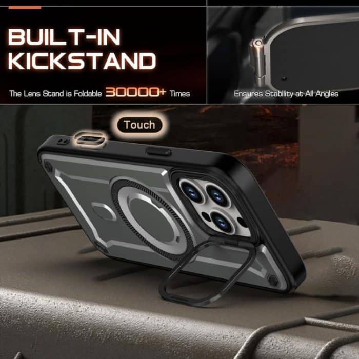 MagSafe PC Phone Case with Lens Holder, For iPhone 16 Pro Max, For iPhone 16 Pro, For iPhone 16 Plus, For iPhone 16 – Bild 4