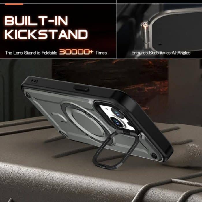 MagSafe PC Phone Case with Lens Holder, For iPhone 14 / 13, For iPhone 14 Pro, For iPhone 14 Pro Max, For iPhone 13 Pro Max – Bild 4