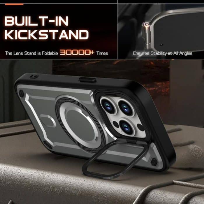 MagSafe PC Phone Case with Lens Holder, For iPhone 13 Pro, For iPhone 12 / 12 Pro, For iPhone 12 Pro Max, For iPhone 11 – Bild 4