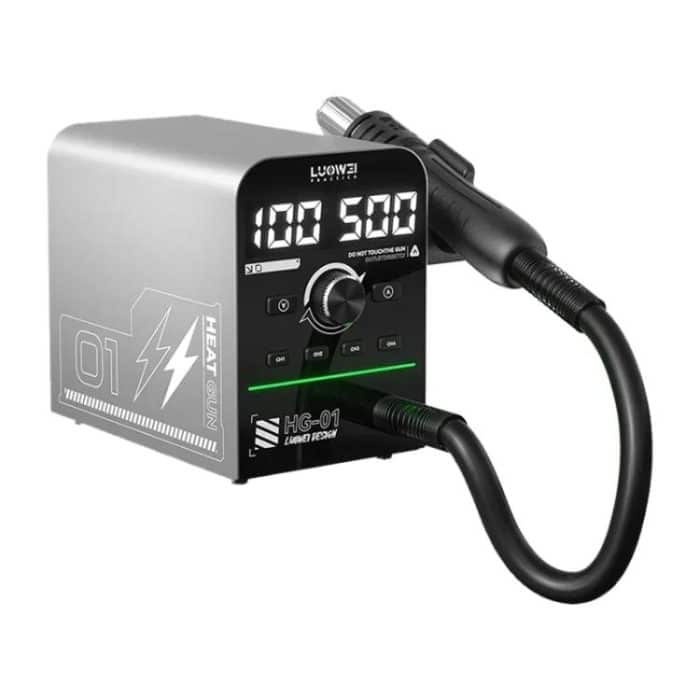 Luowei HG-01 800W Intelligent Digital Hot Air Gun BGA Desoldering Rework Station, HG-01 US Plug – Bild 1