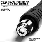 Luowei HG-01 800W Intelligent Digital Hot Air Gun BGA Desoldering Rework Station, HG-01 US Plug – Bild 5