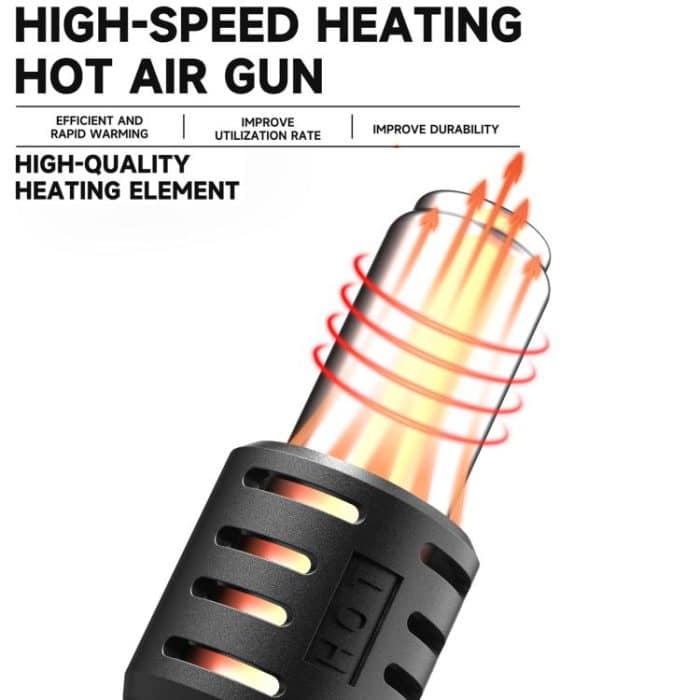 Luowei HG-01 800W Intelligent Digital Hot Air Gun BGA Desoldering Rework Station, HG-01 US Plug – Bild 6