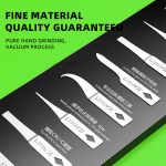 LUOWEI LW-K1 4-in-1 Motherboard CPU IC Kleber Quicky Remove Wartungsmesser-Set – Bild 7