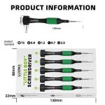 LUOWEI LITTLE BOY Magnetischer Schraubendrehersatz mit glatten Lagern aus Legierung – Bild 3