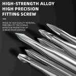 LUOWEI LITTLE BOY Magnetischer Schraubendrehersatz mit glatten Lagern aus Legierung – Bild 6