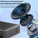 N5 1280x720P Android 9.0 System Wireless Same Screen Smart HD Projector, US Plug, UK Plug, AU Plug, EU Plug – Bild 7