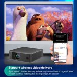 N5 1280x720P Android 9.0 System Wireless Same Screen Smart HD Projector, US Plug, UK Plug, AU Plug, EU Plug – Bild 9