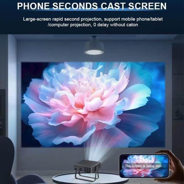 N5-A 1280x720P LCD Smart HD Projector, US Plug, UK Plug, AU Plug, EU Plug – Bild 11