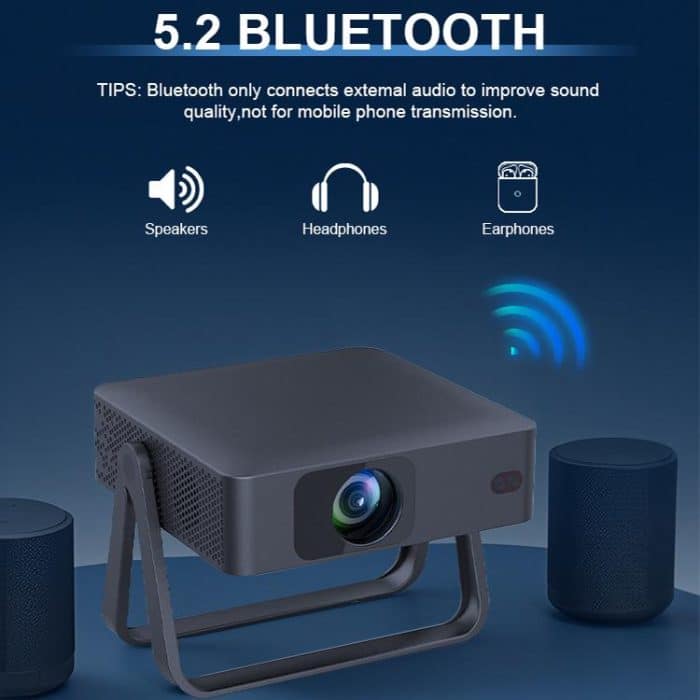 N5-A 1280x720P LCD Smart HD Projector, US Plug, UK Plug, AU Plug, EU Plug – Bild 4