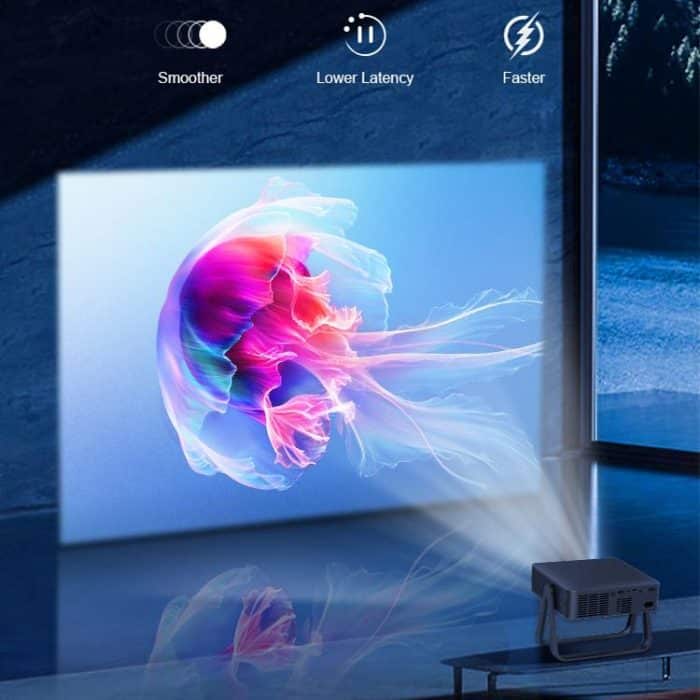 N5-A 1280x720P LCD Smart HD Projector, US Plug, UK Plug, AU Plug, EU Plug – Bild 6