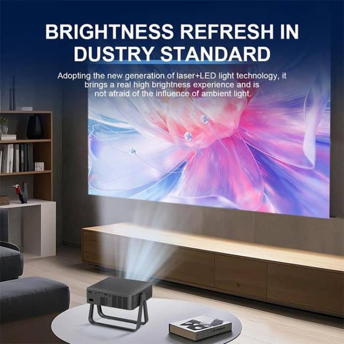 N5-A 1280x720P LCD Smart HD Projector, US Plug, UK Plug, AU Plug, EU Plug – Bild 8