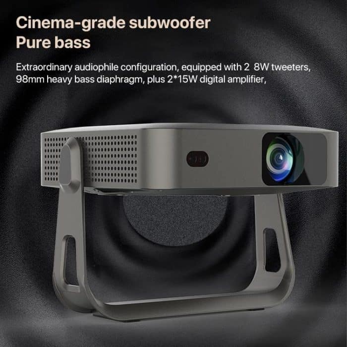 R1 1920x1280P 600ANSI Android 12.0 Smart Mini Portable Projector, US Plug, UK Plug, AU Plug, EU Plug – Bild 9
