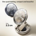 MOMAX CM30 Pac Mount Universal Transparent Magnetic Rotating Car Holder, CM30 (Dark Grey), CM30 (Titanium Gold) – Bild 2