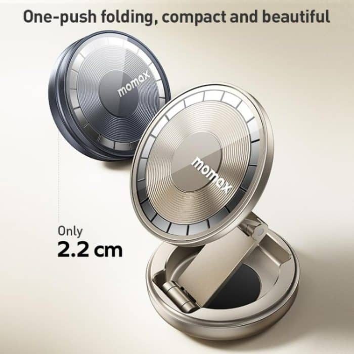 MOMAX CM30 Pac Mount Universal Transparent Magnetic Rotating Car Holder, CM30 (Dark Grey), CM30 (Titanium Gold) – Bild 2