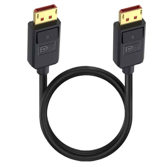 52Gbps 16K 30Hz DisplayPort Extension Adapter Cable, Length: 50cm, DP2.1 to DP2.1 Straight, DP2.1 to DP2.1 Upper Elbow, DP2.1 to DP2.1 Down Elbow, DP2.1 to DP2.1 Left Elbow, DP2.1 to DP2.1 Right Elbow – Bild 1
