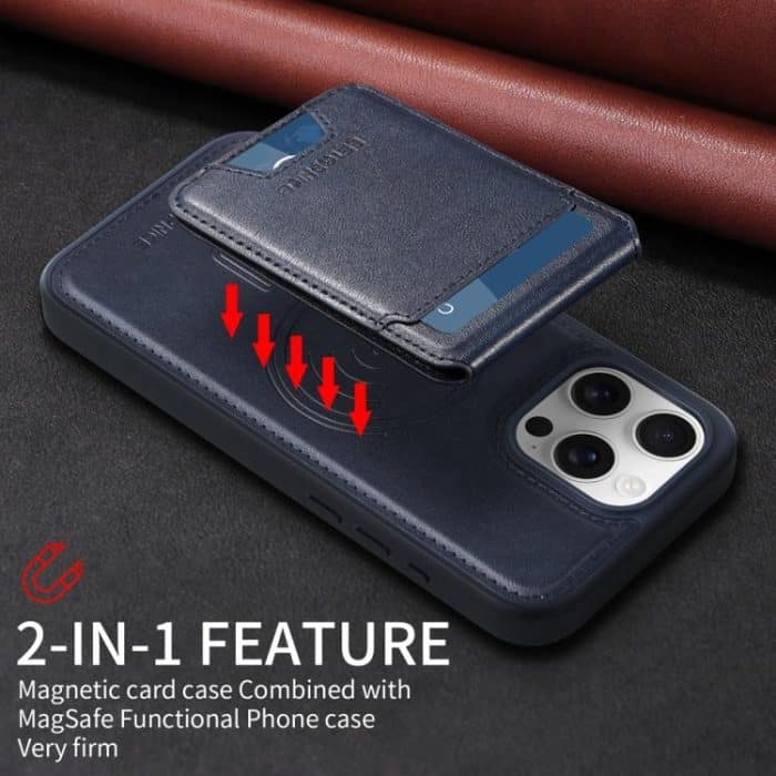 BETOPNICE Vertical Flip Detachable MagSafe Wallet Phone Case, For iPhone 16 Pro Max, For iPhone 16 Pro, For iPhone 16 Plus, For iPhone 16 – Bild 3