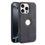 Crazy Horse Leather Back Cover Phone Case, For iPhone 16 Pro Max, For iPhone 16 Pro, For iPhone 16 Plus, For iPhone 16