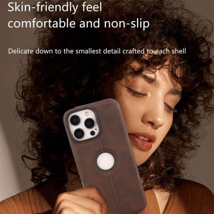 Crazy Horse Leather Back Cover Phone Case, For iPhone 16 Pro Max, For iPhone 16 Pro, For iPhone 16 Plus, For iPhone 16 – Bild 4