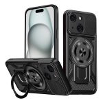 Armor Rotating Holder MagSafe Phone Case, For iPhone 15, For iPhone 14 Plus, For iPhone 14, For iPhone 14 Pro